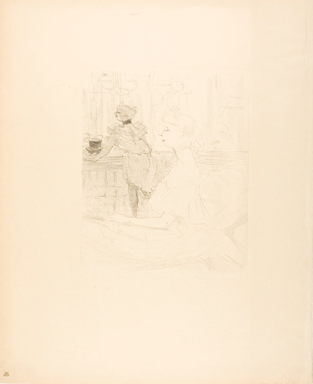 Mademoiselle Leconte da Henri de Toulouse-Lautrec
