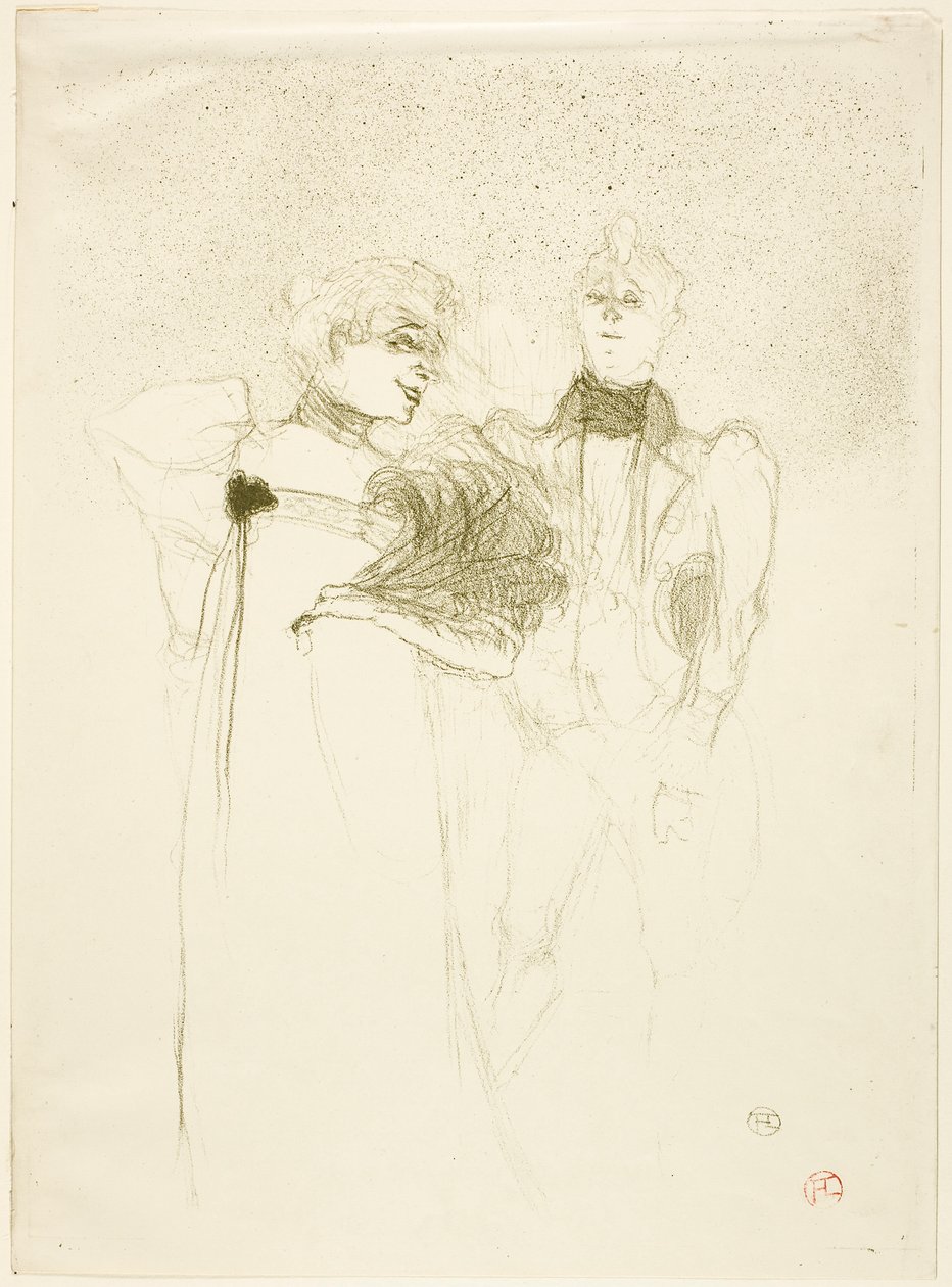 Mademoiselle Lender, in Madam Satan da Henri de Toulouse-Lautrec