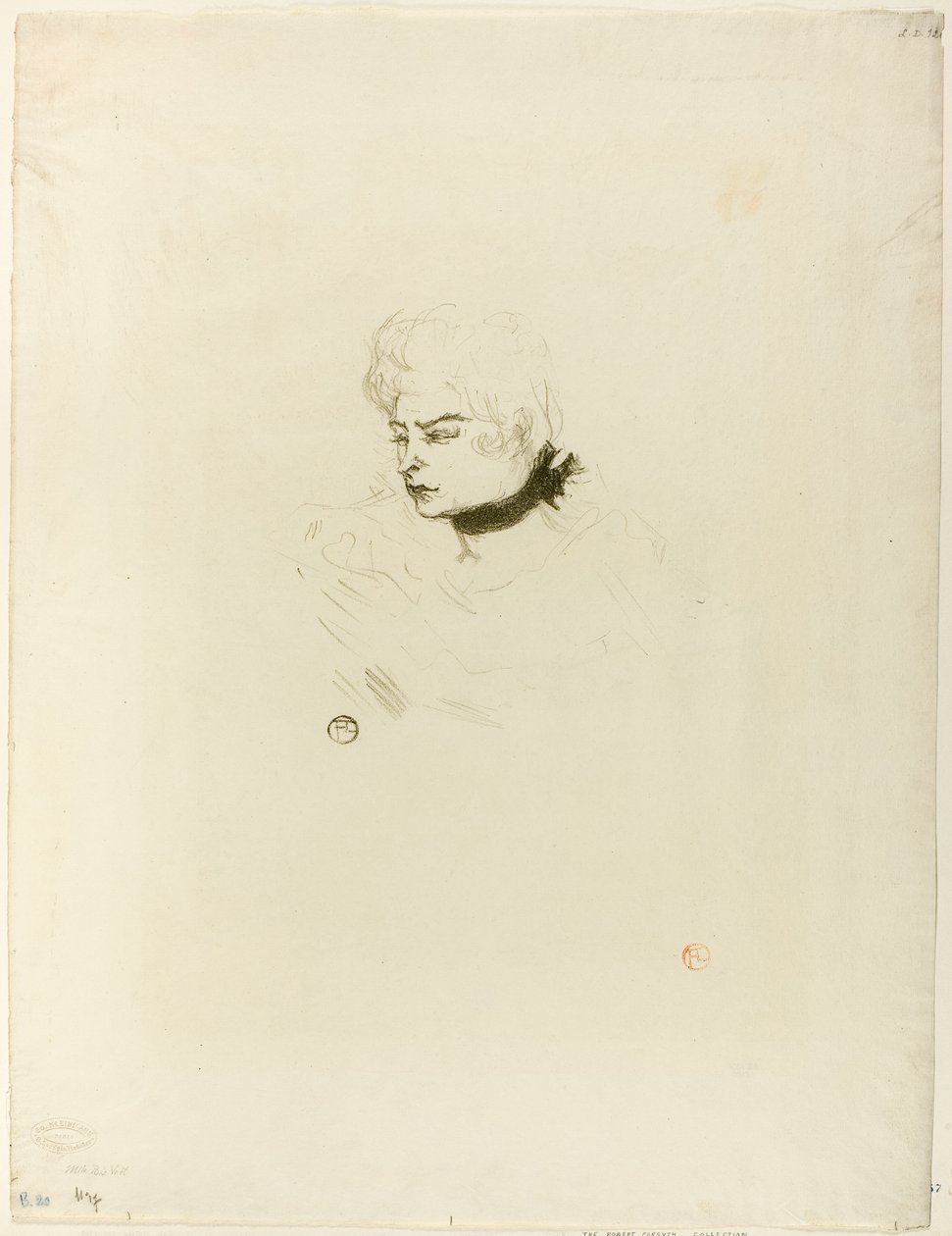 Mademoiselle Pois Vert da Henri de Toulouse-Lautrec