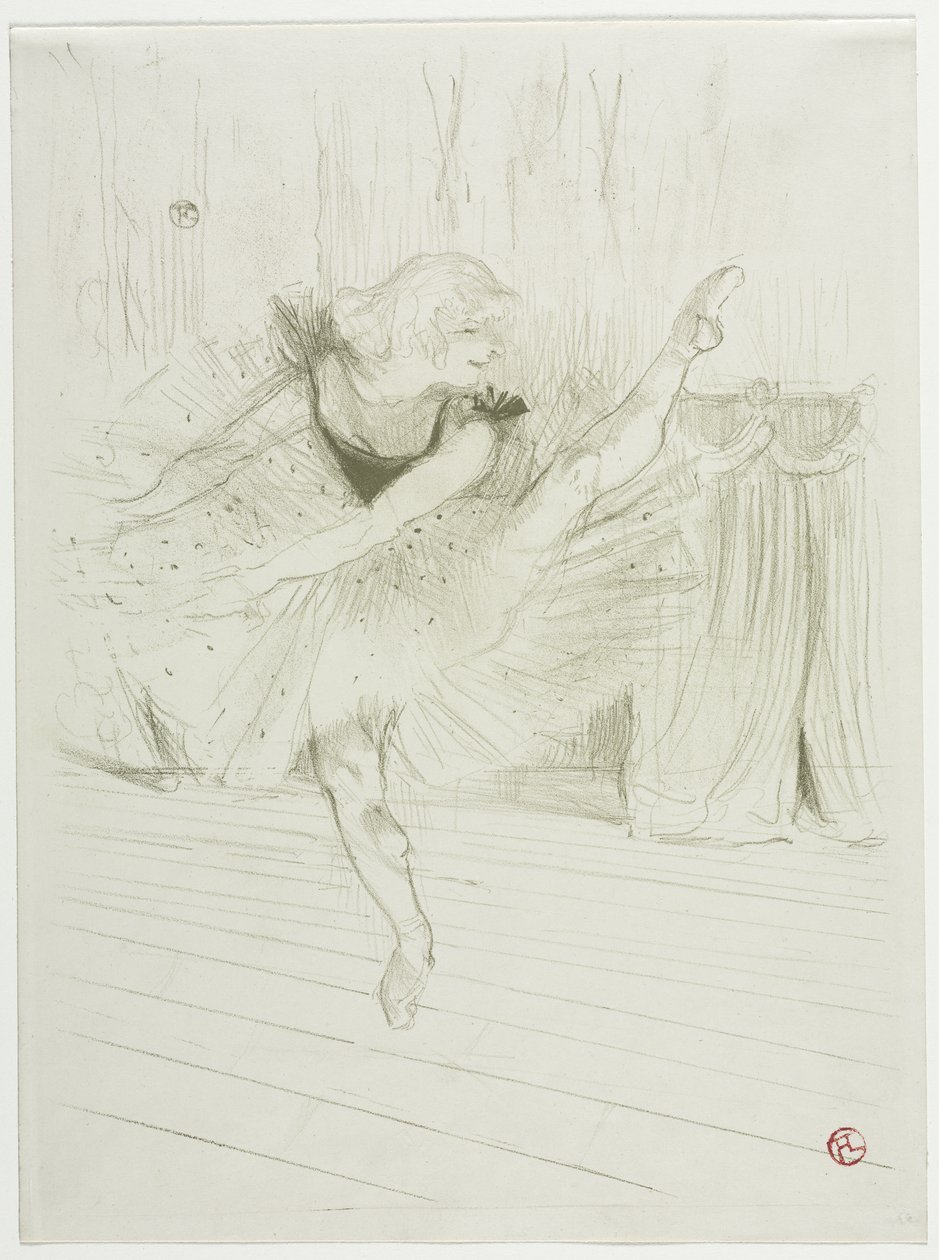 Miss Ida Heath, danzatrice inglese da Henri de Toulouse-Lautrec