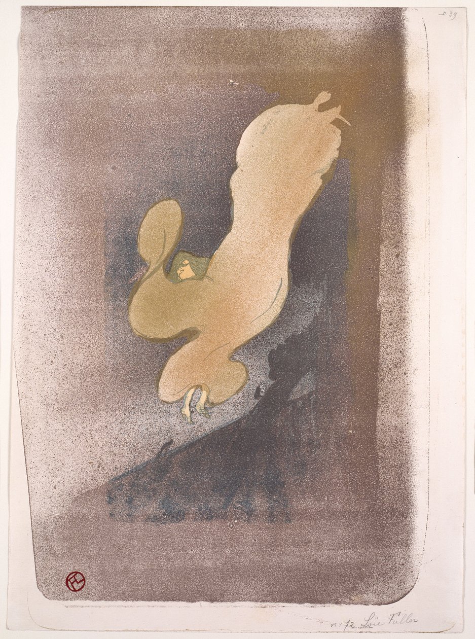 Miss Loïe Fuller da Henri de Toulouse-Lautrec