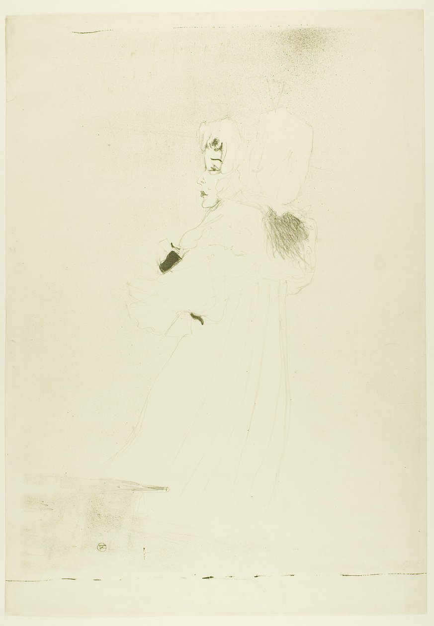 Miss May Belfort (grande tavola) da Henri de Toulouse-Lautrec