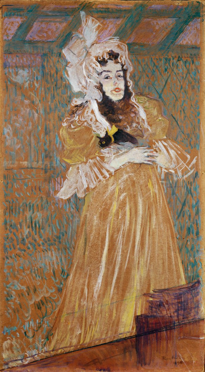 Miss May Belfort, animatrice da Henri de Toulouse-Lautrec