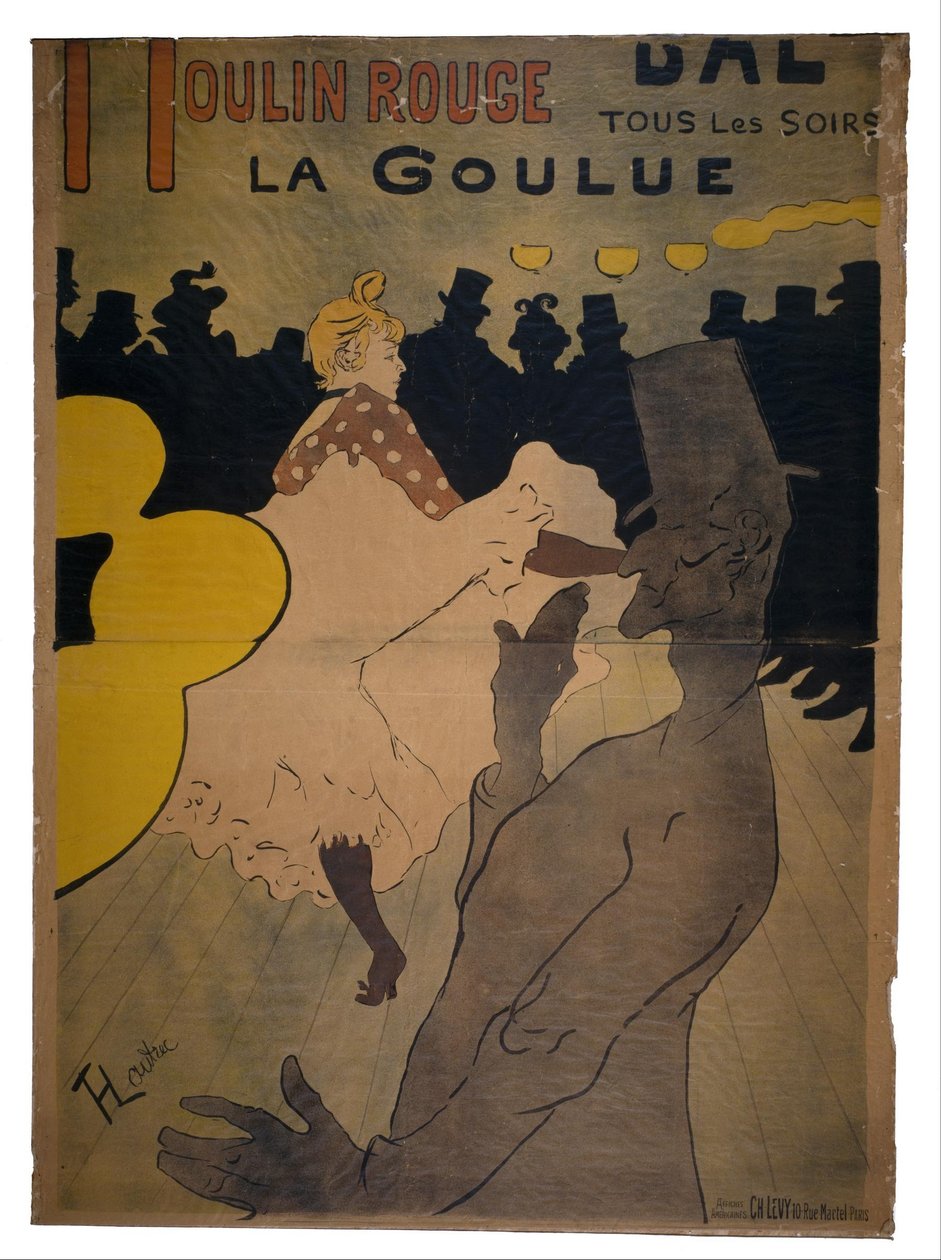 Moulin Rouge, 1891 da Henri de Toulouse-Lautrec