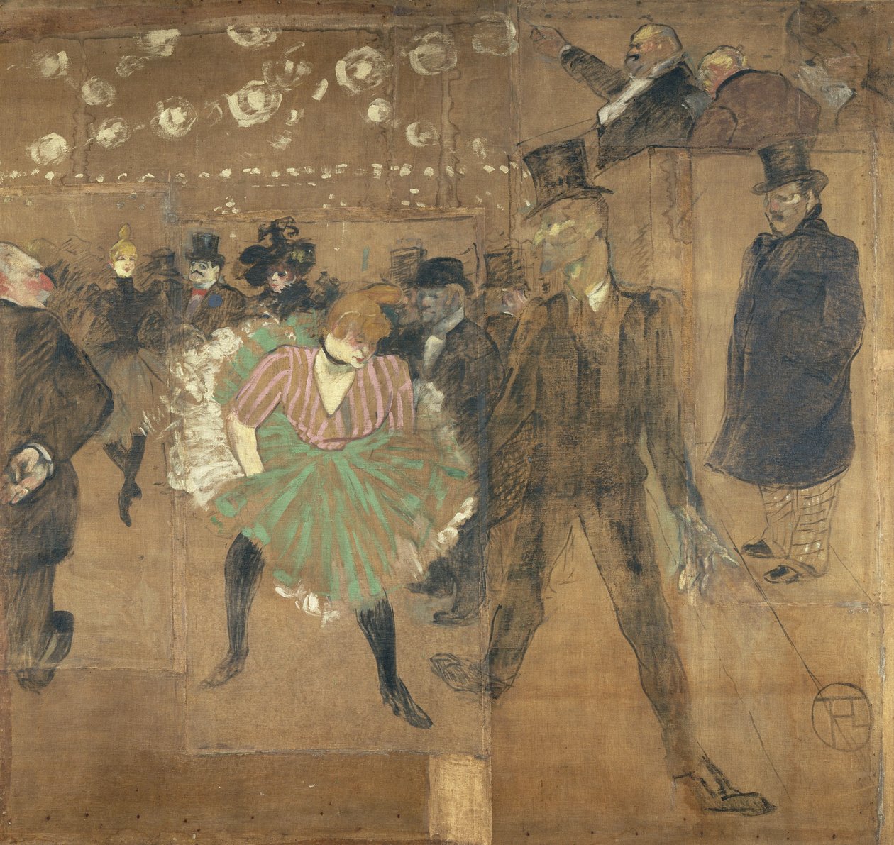 Pannelli per la baracca della Goulue, alla Fiera del Trono a Parigi da Henri de Toulouse-Lautrec