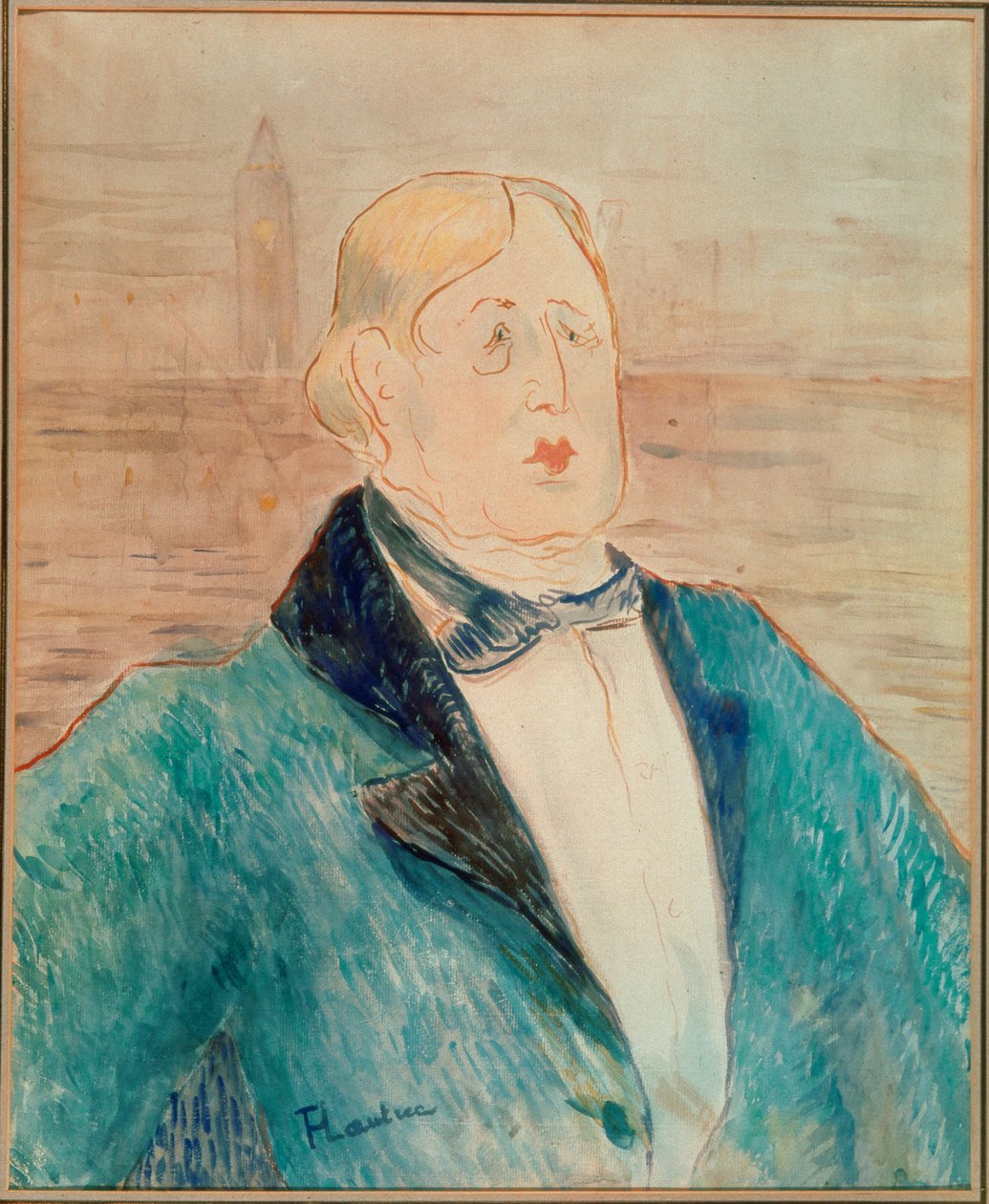 Il poeta Oscar Wilde da Henri de Toulouse-Lautrec