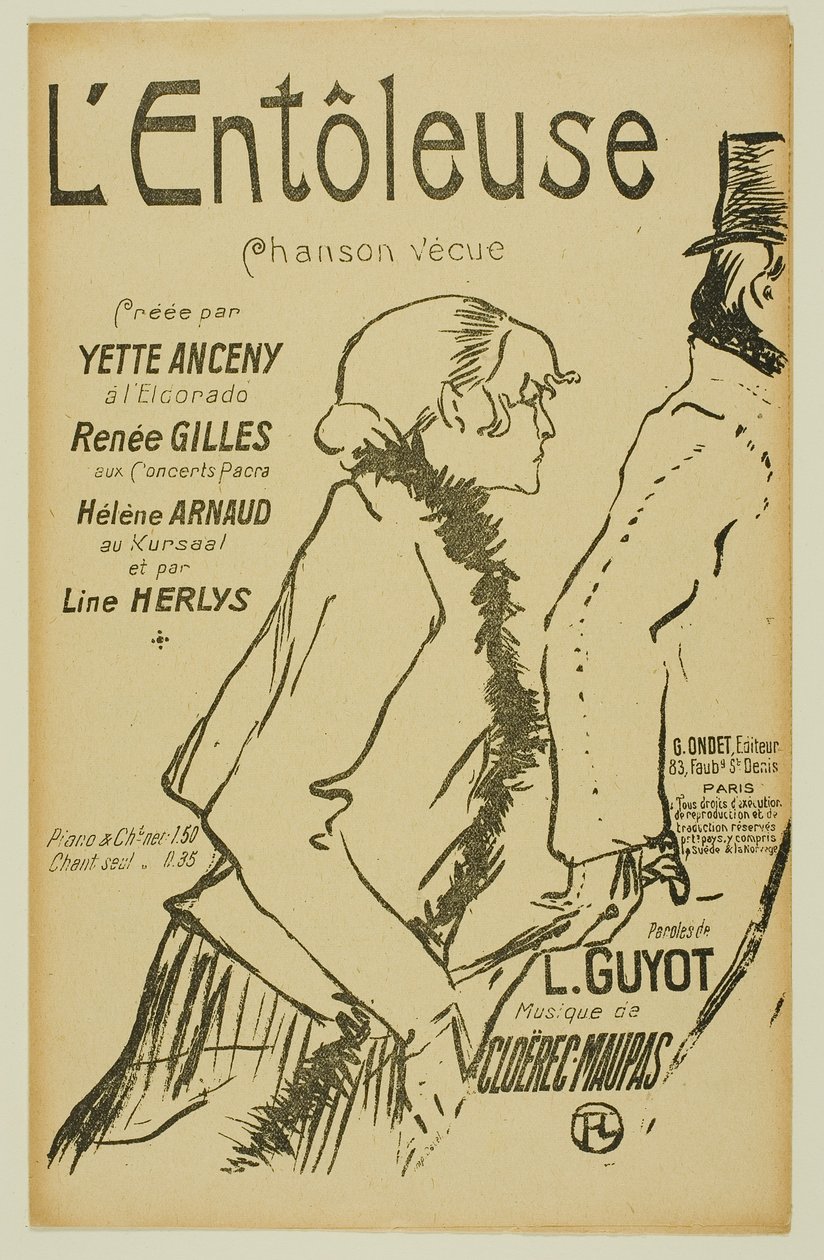 Povera prostituta! da Henri de Toulouse-Lautrec