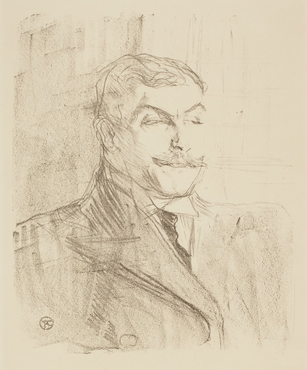 Ritratto di Lucien Guitry da Henri de Toulouse-Lautrec
