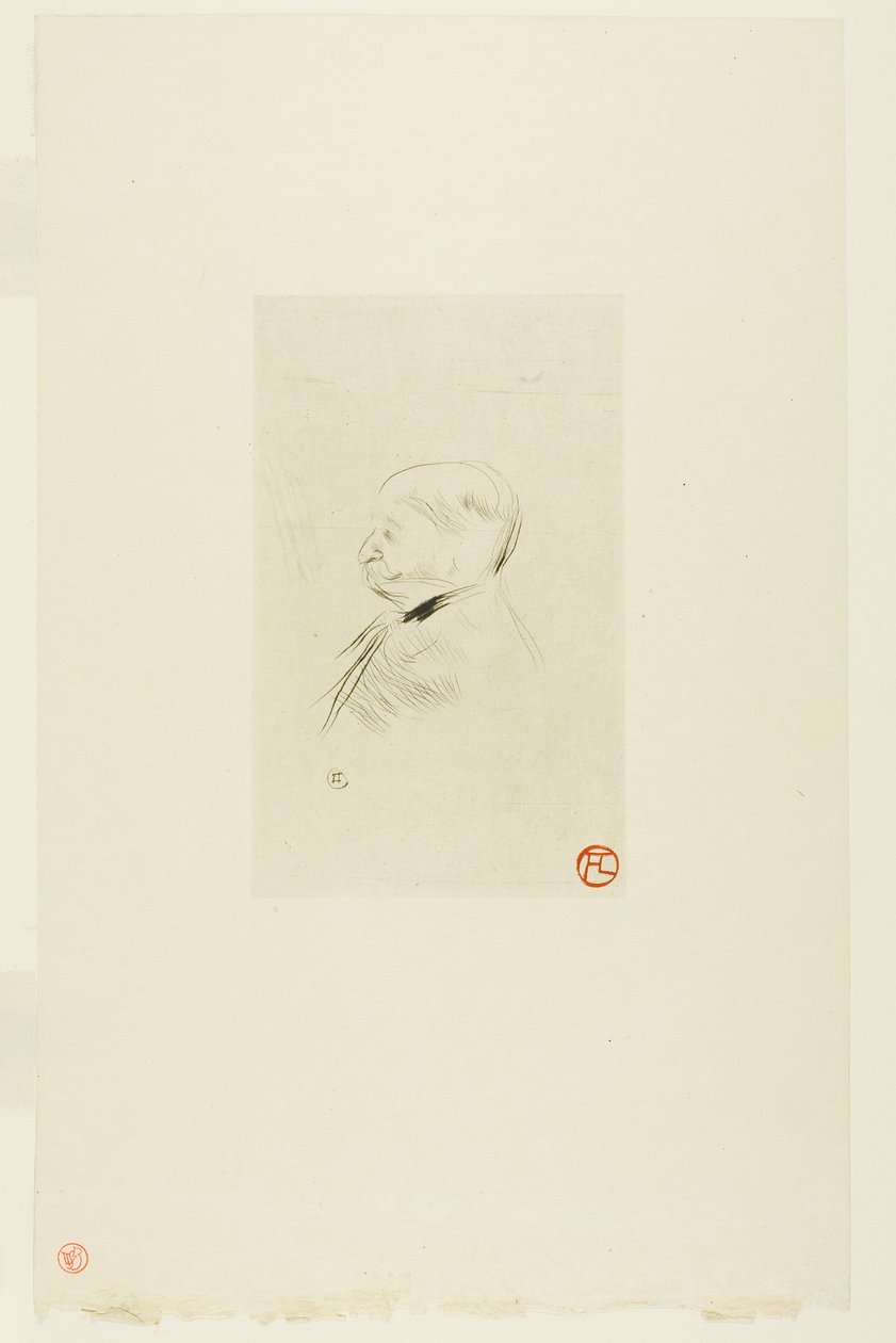 Ritratto di un Uomo da Henri de Toulouse-Lautrec
