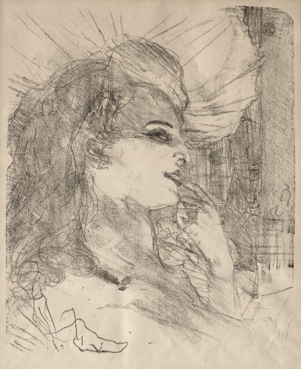 Ritratti di attori e attrici: Tredici litografie: Anna Held da Henri de Toulouse-Lautrec