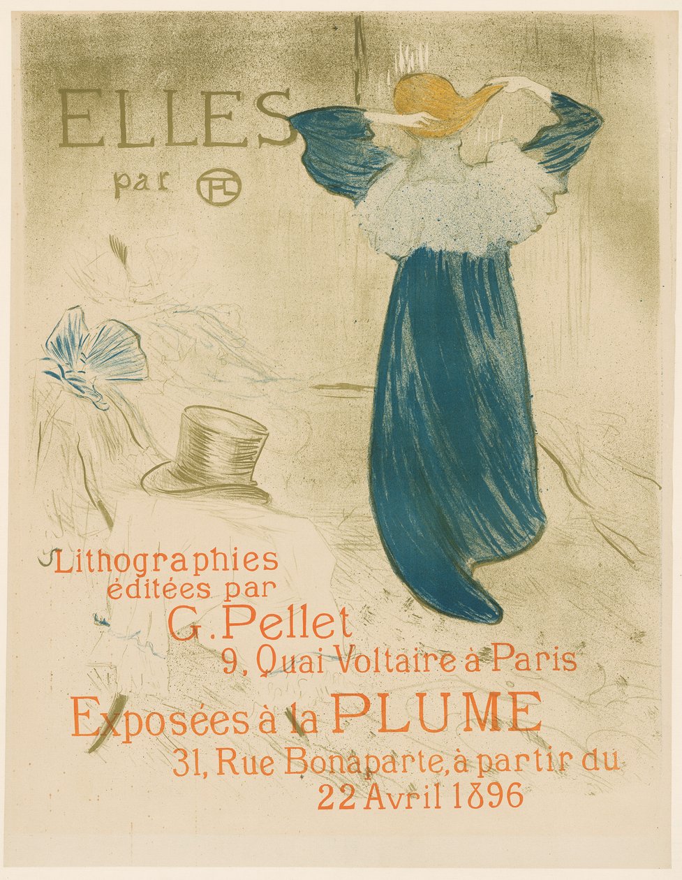 Poster per Elles da Henri de Toulouse-Lautrec