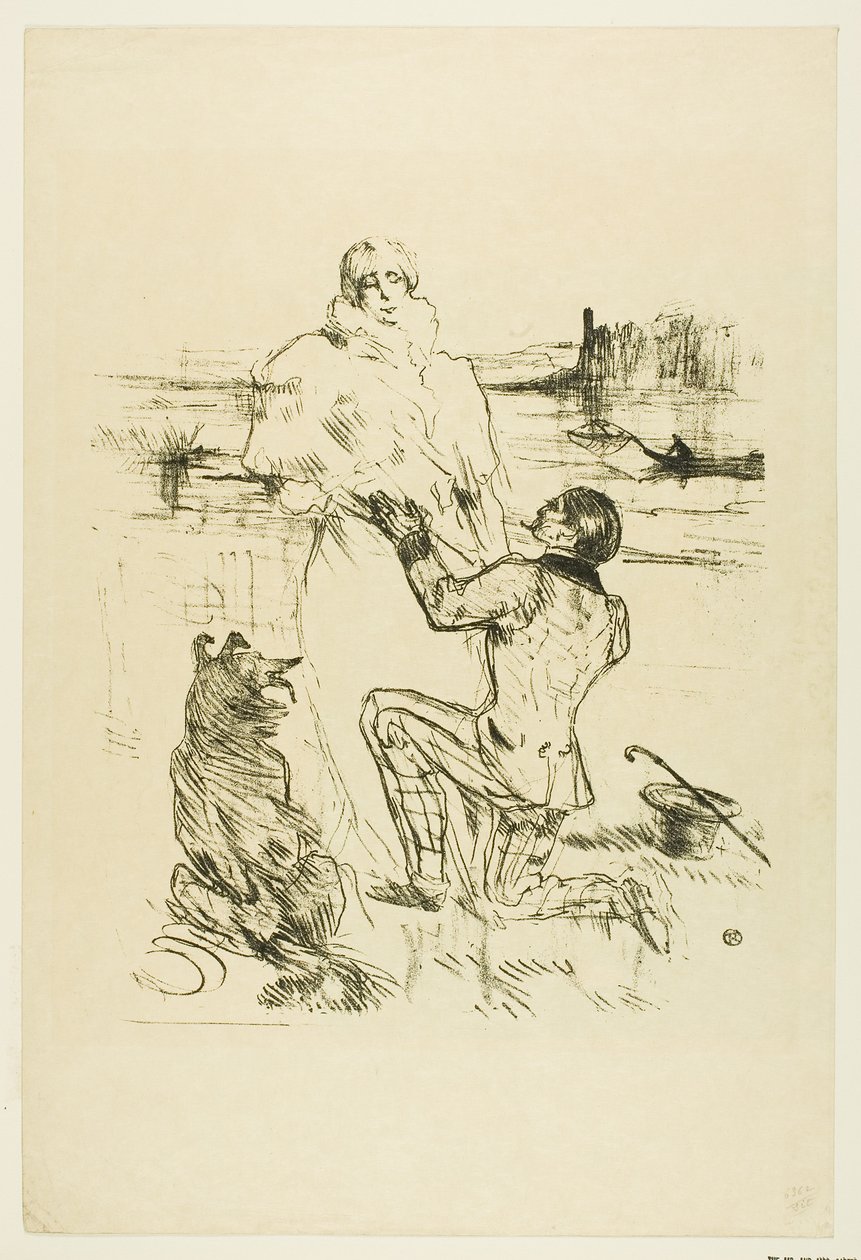 Proposta (prima tavola) da Henri de Toulouse-Lautrec