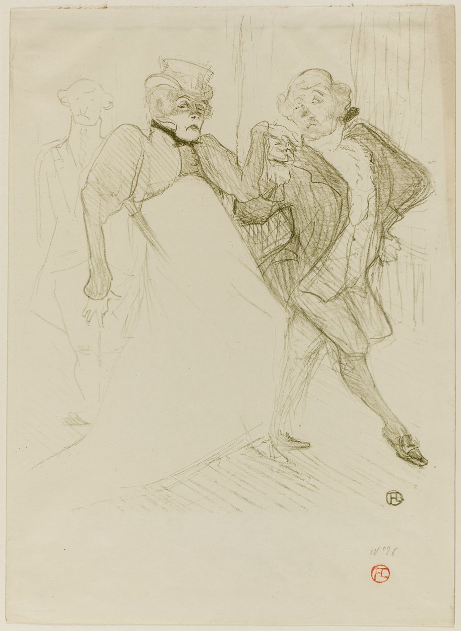 Réjane e Galipaux, in Madame Sans-Gêne da Henri de Toulouse-Lautrec