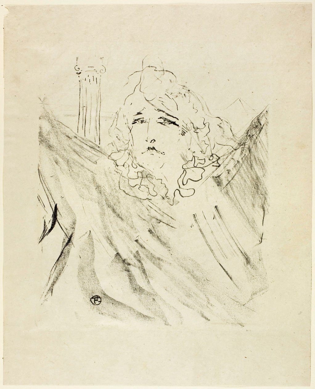 Sarah Bernhardt, da Tredici litografie da Henri de Toulouse-Lautrec