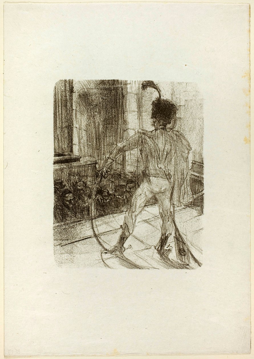 Schlomé Fuss nella sinagoga, da Ai piedi del Sinai da Henri de Toulouse-Lautrec
