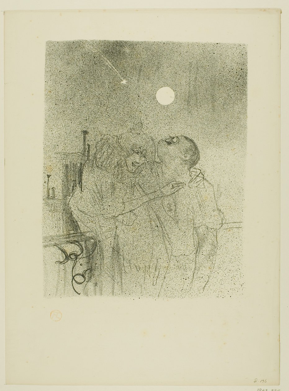 Stelle cadenti, da Mélodies de Désiré Dihau da Henri de Toulouse-Lautrec