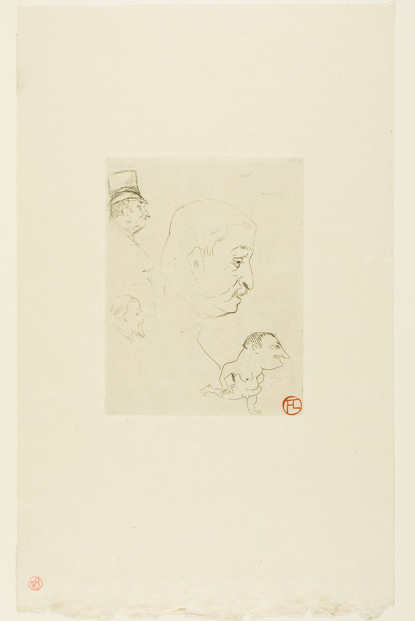 Schizzo da Henri de Toulouse-Lautrec
