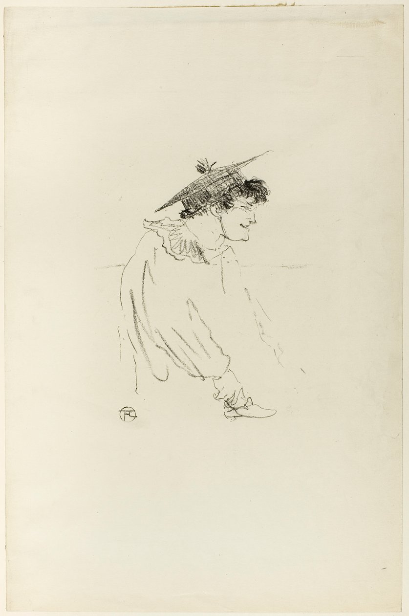 Piccola ragazza inglese (Miss Dolly) da Henri de Toulouse-Lautrec