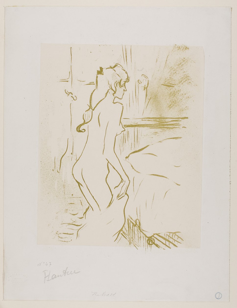 Studio di una donna da Henri de Toulouse-Lautrec