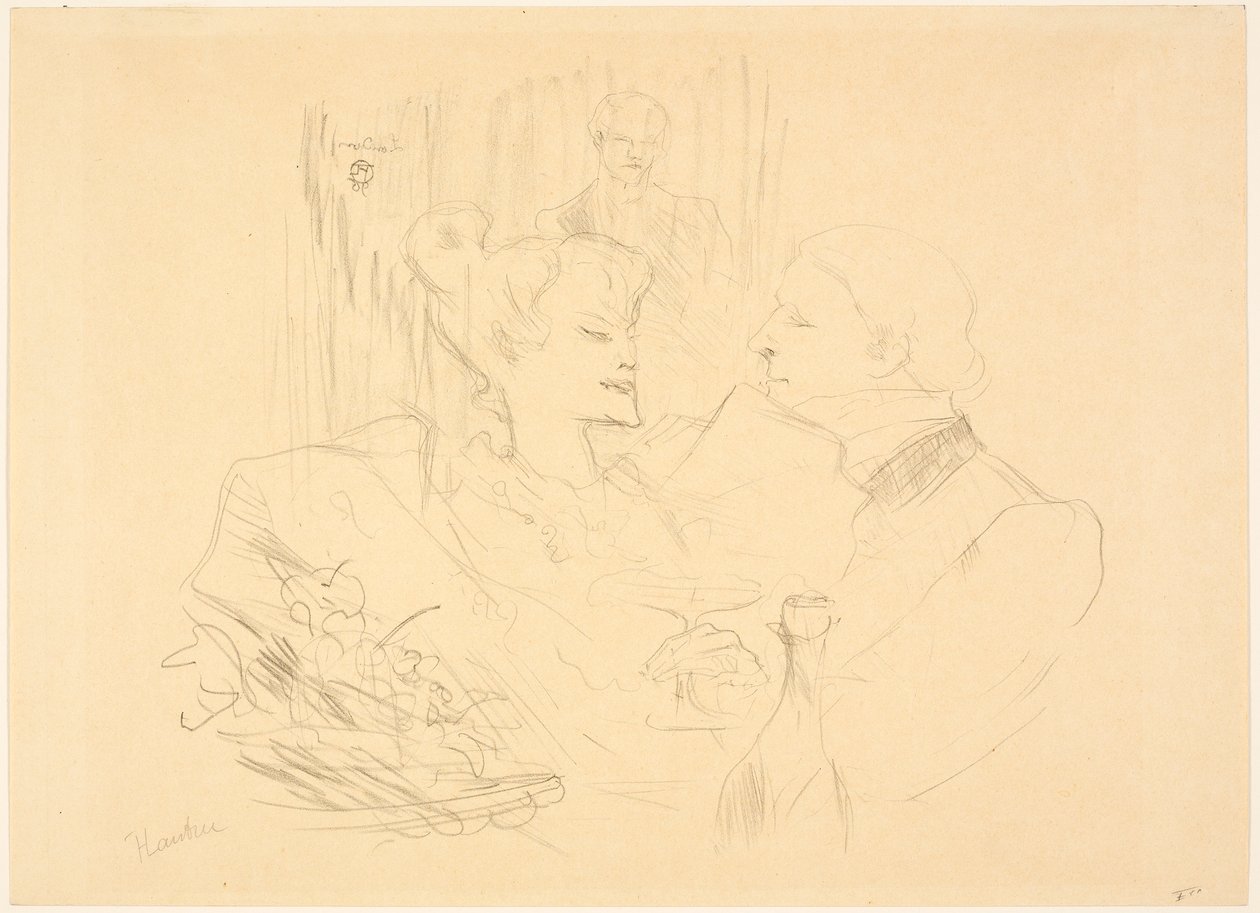 Cena a Londra da Henri de Toulouse-Lautrec