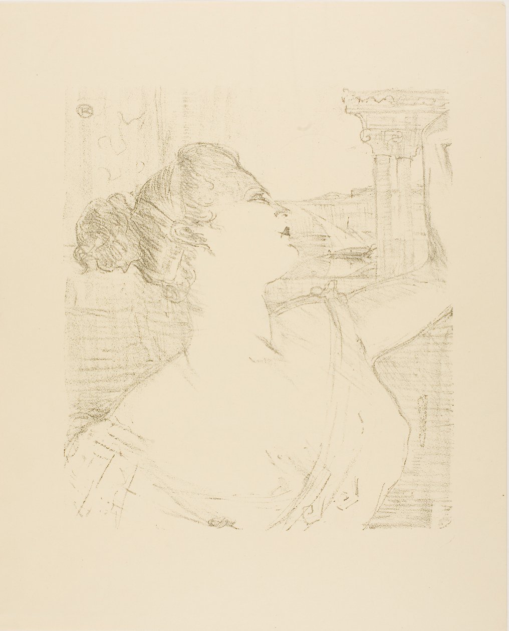 Sybil Sanderson, da Tredici Litografie da Henri de Toulouse-Lautrec