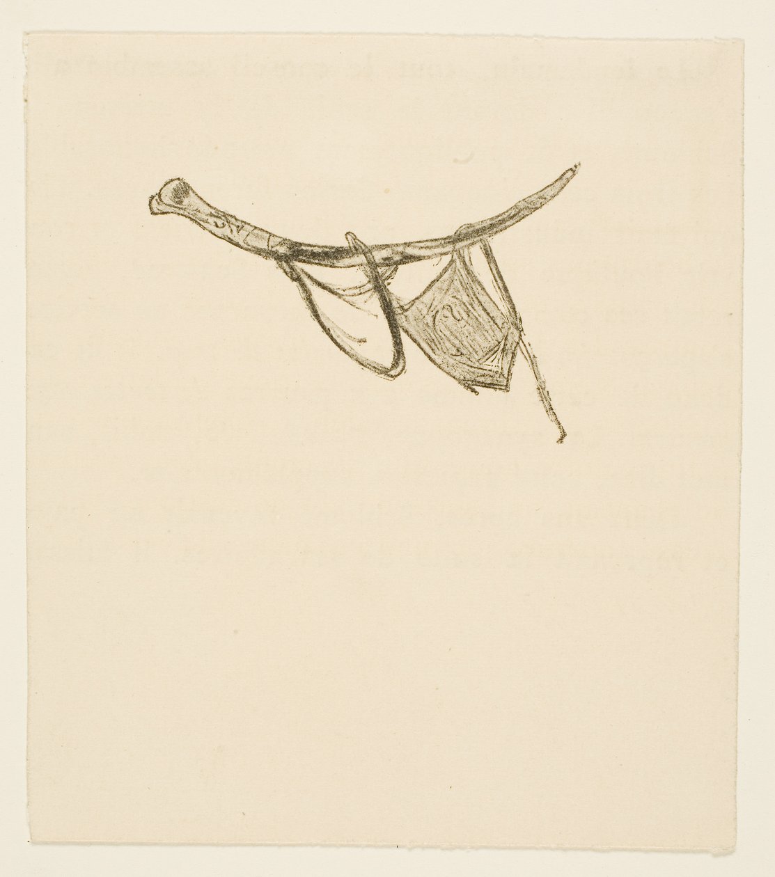 Finale da Au Pied du Sinaï da Henri de Toulouse-Lautrec