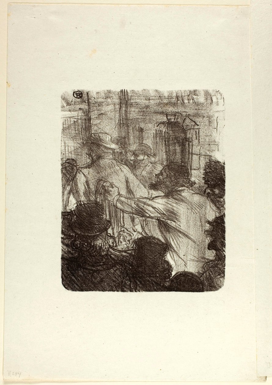Mercato tessile, Cracovia, da Au Pied du Sinaï da Henri de Toulouse-Lautrec