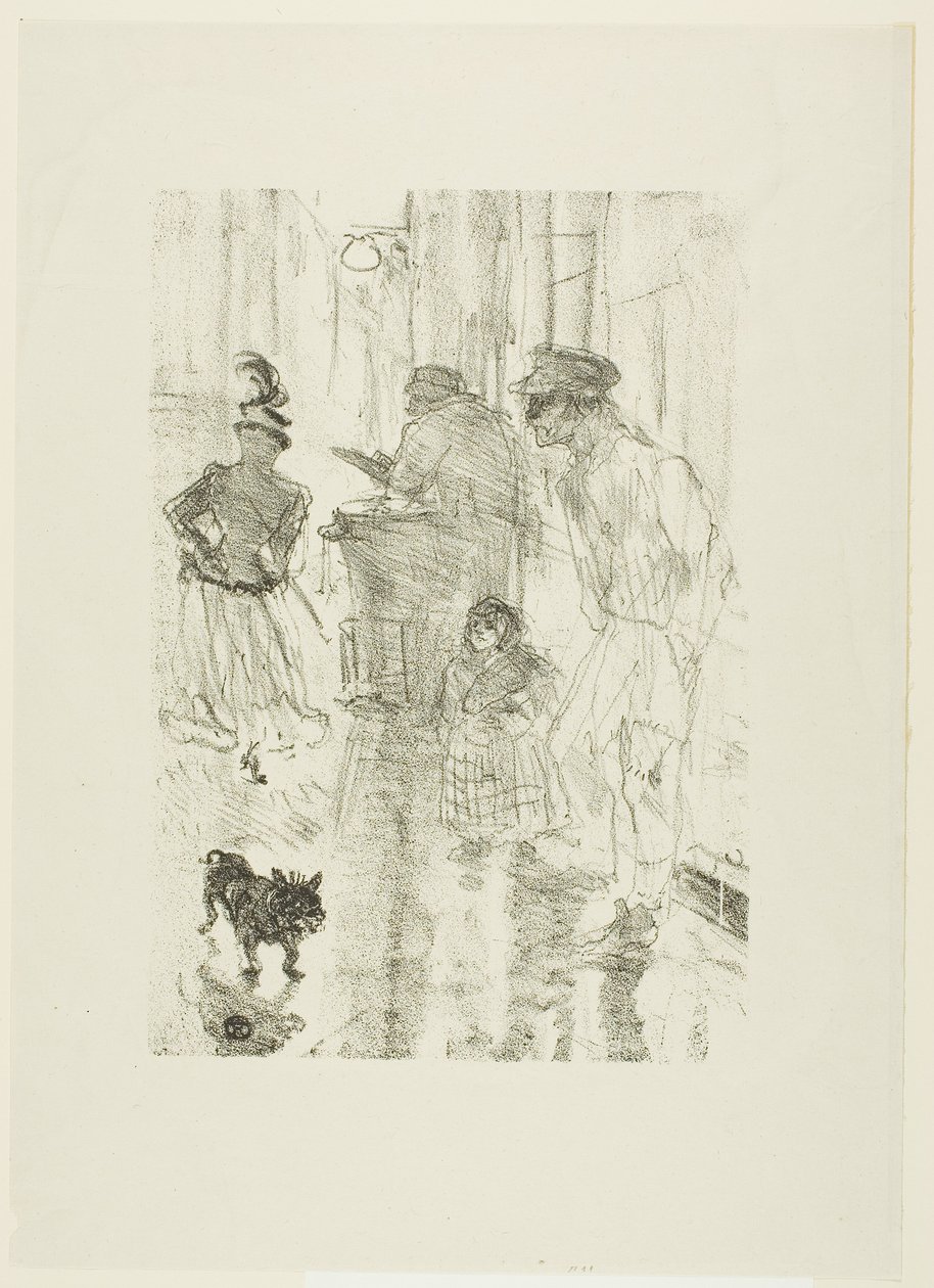 Il venditore di castagne da Henri de Toulouse-Lautrec