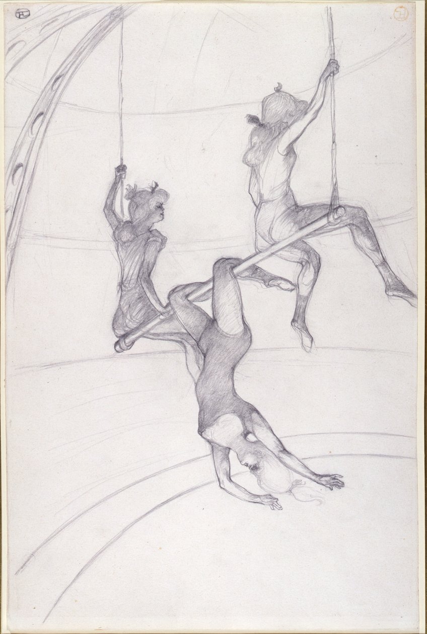 Il Trapezio Volante da Henri de Toulouse Lautrec