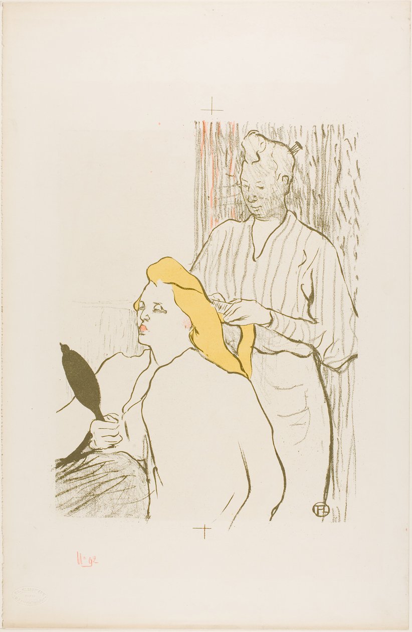 Il parrucchiere, Programma per il Théâtre Libre da Henri de Toulouse-Lautrec