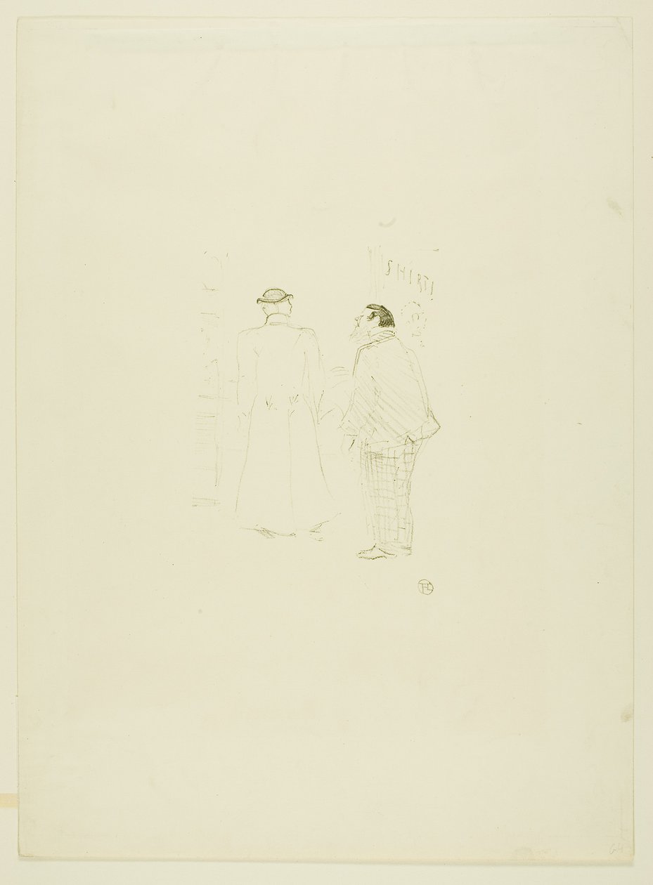 Il capo venditore di Jourdan e Brown da Henri de Toulouse-Lautrec