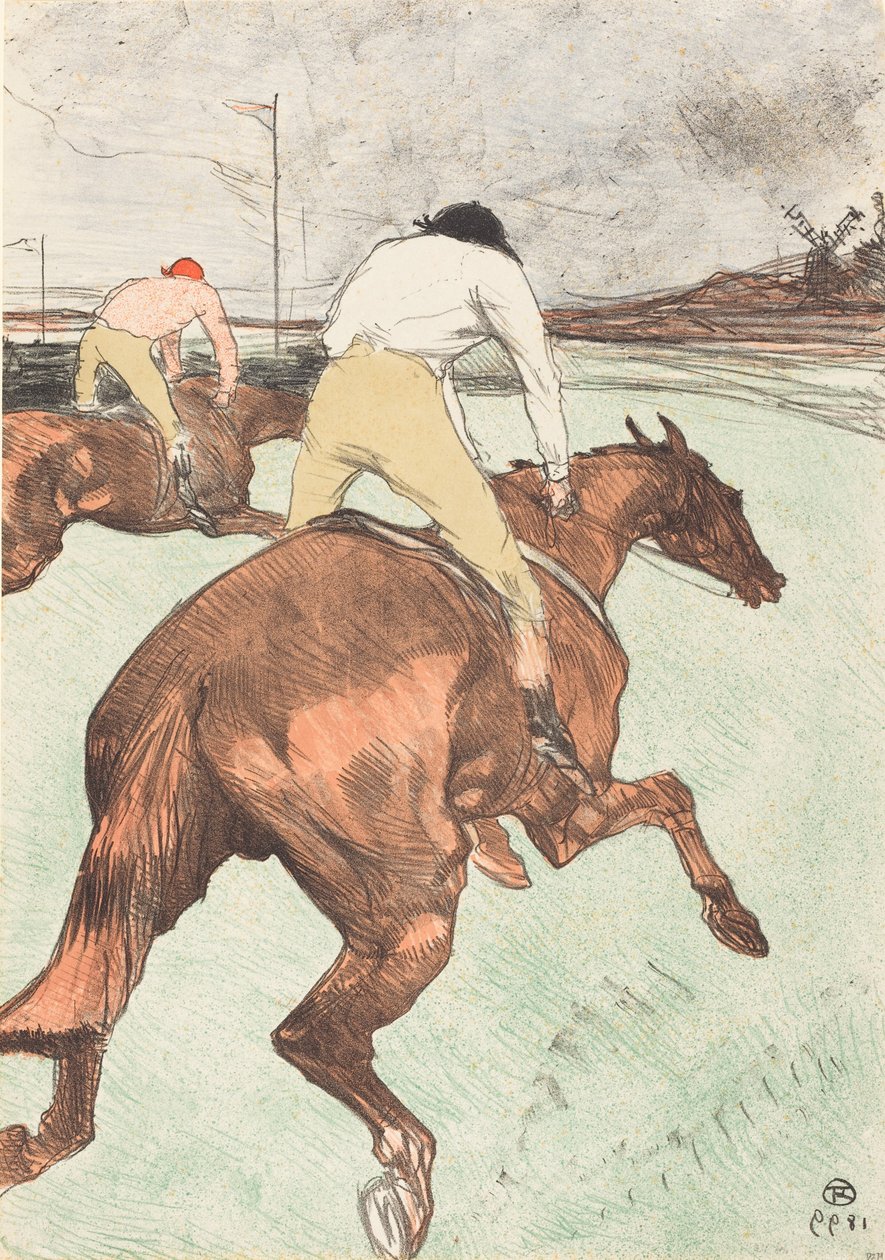 Il fantino (Le jockey) da Henri de Toulouse-Lautrec