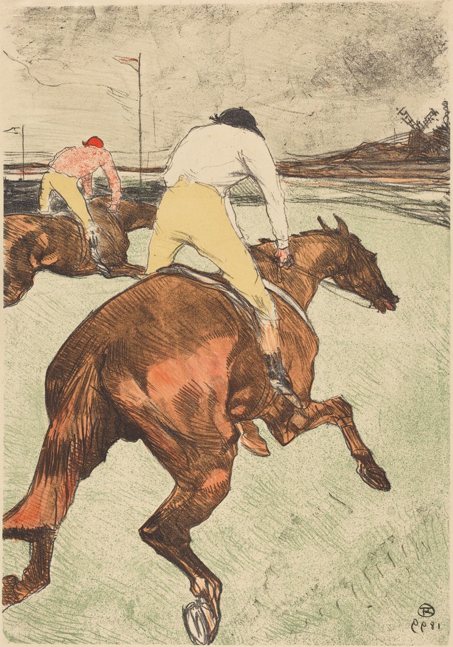 Il fantino da Henri de Toulouse-Lautrec