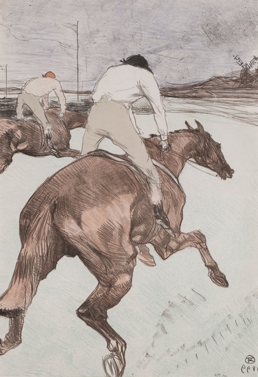 Il fantino da Henri de Toulouse Lautrec