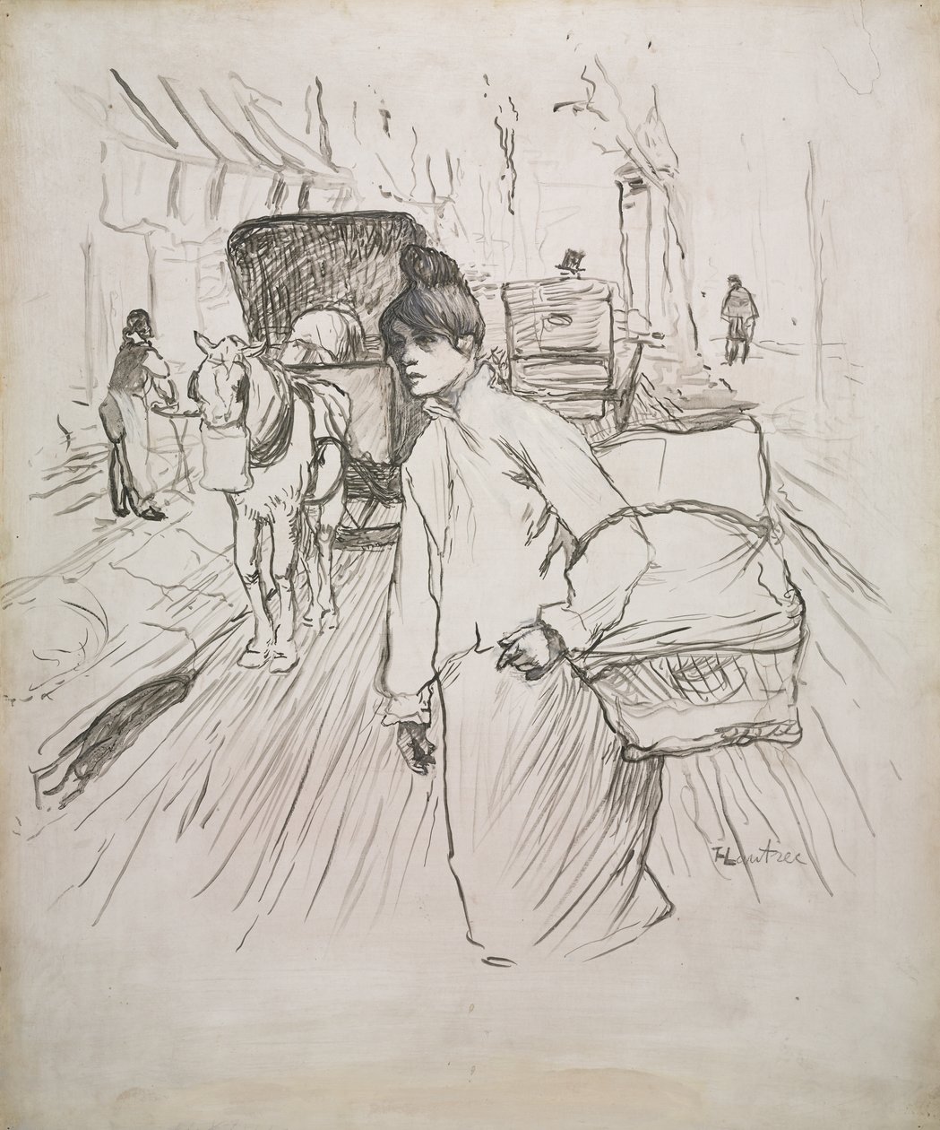 La lavandaia da Henri de Toulouse-Lautrec
