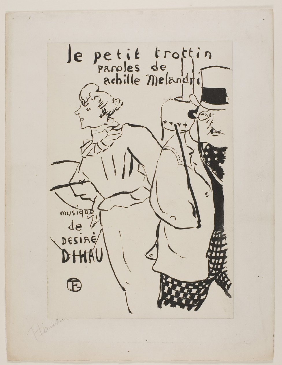 La piccola ragazza delle commissioni da Henri de Toulouse-Lautrec