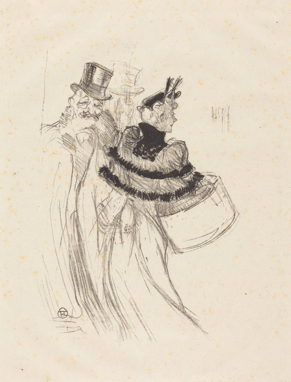The Old Gentlemen (I vecchi signori) da Henri de Toulouse-Lautrec