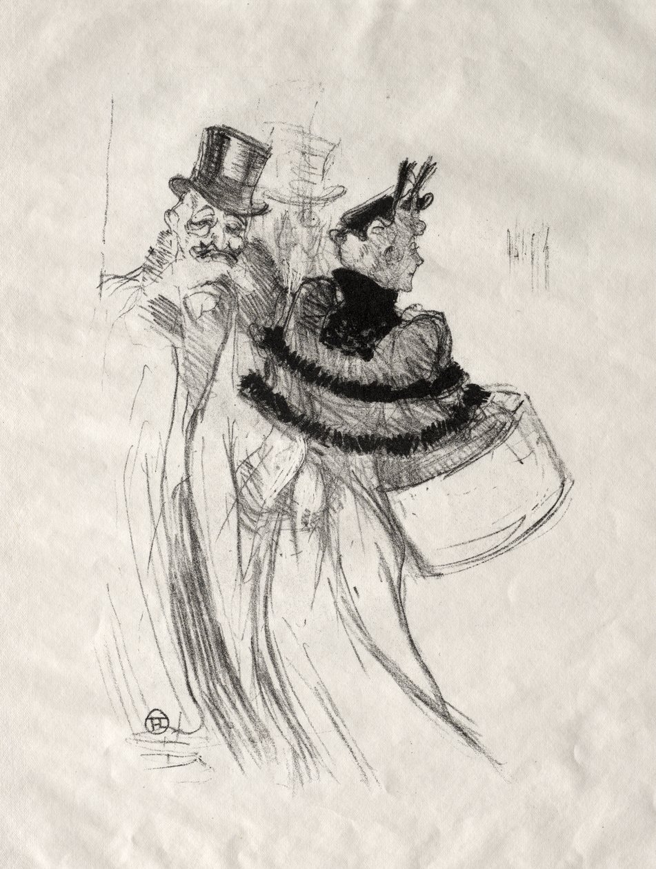 Il vecchio gentiluomo da Henri de Toulouse-Lautrec