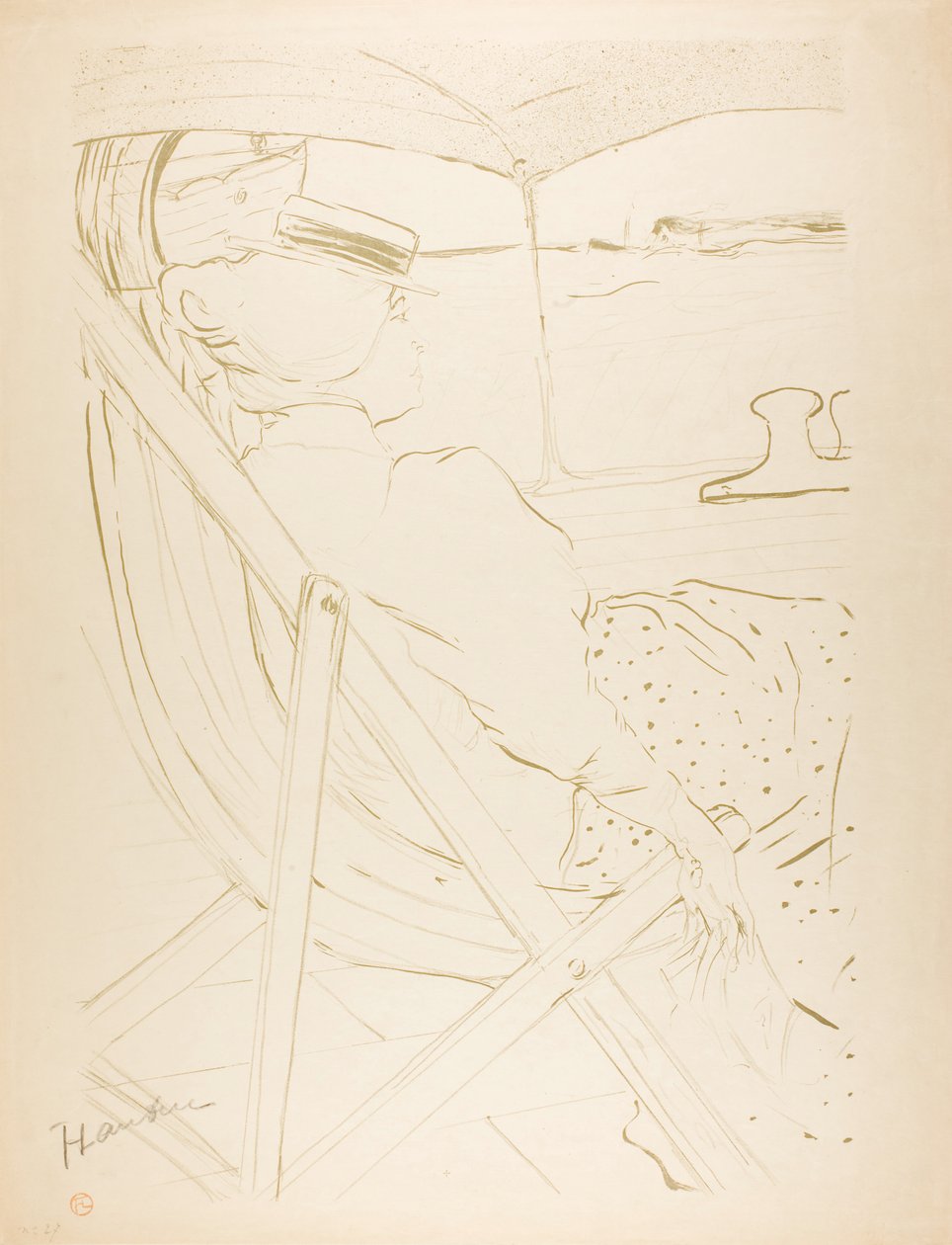 Il passeggero nella cabina 54—Una crociera da Henri de Toulouse-Lautrec