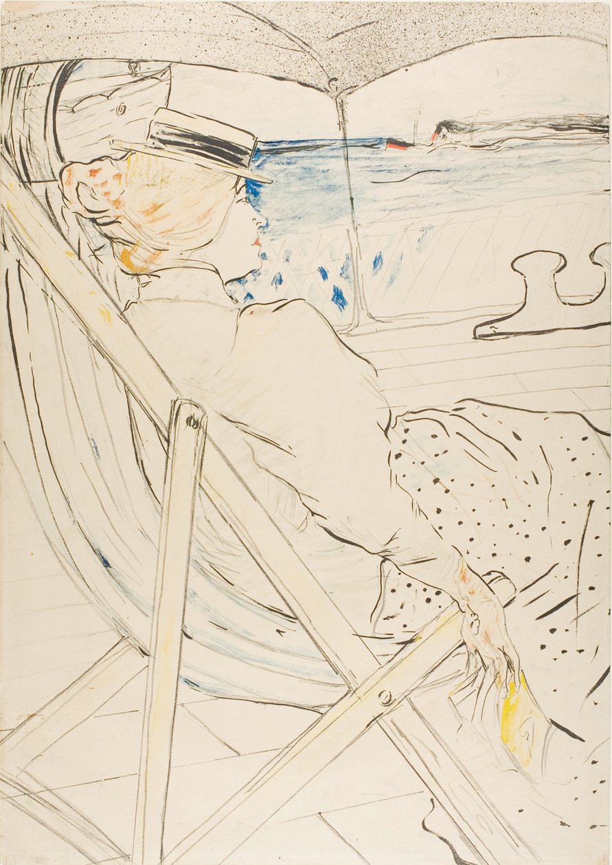 Il passeggero nella cabina 54—La crociera da Henri de Toulouse-Lautrec