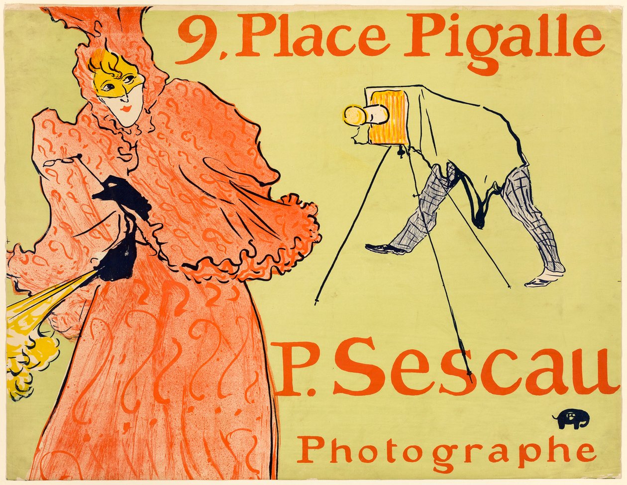 Il fotografo Sescau da Henri de Toulouse-Lautrec