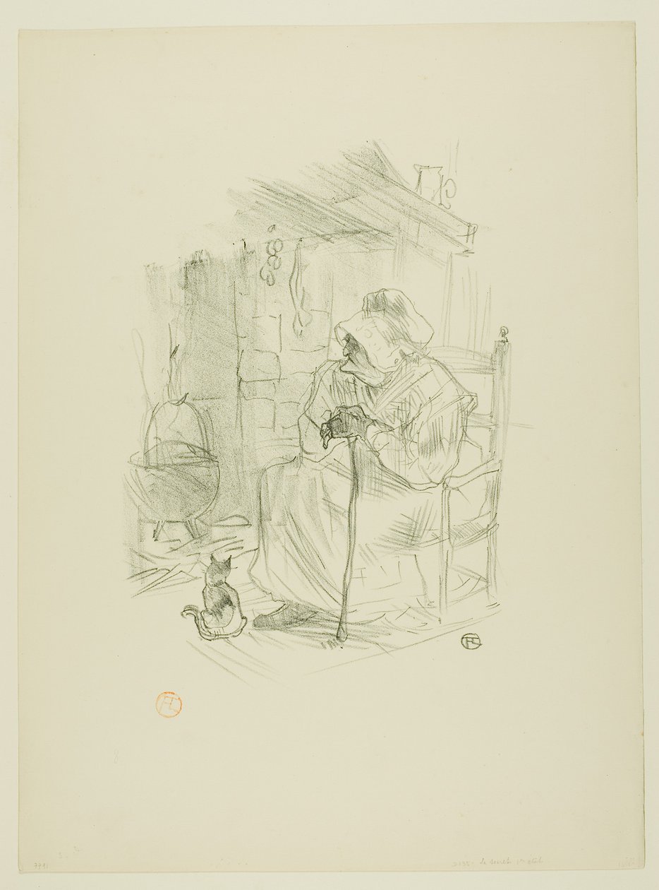 Il segreto, da Mélodies de Désiré Dihau da Henri de Toulouse-Lautrec