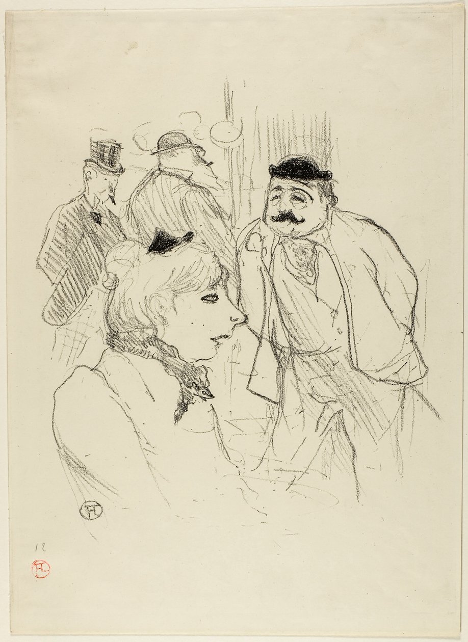 Il gambo—Moulin Rouge da Henri de Toulouse-Lautrec