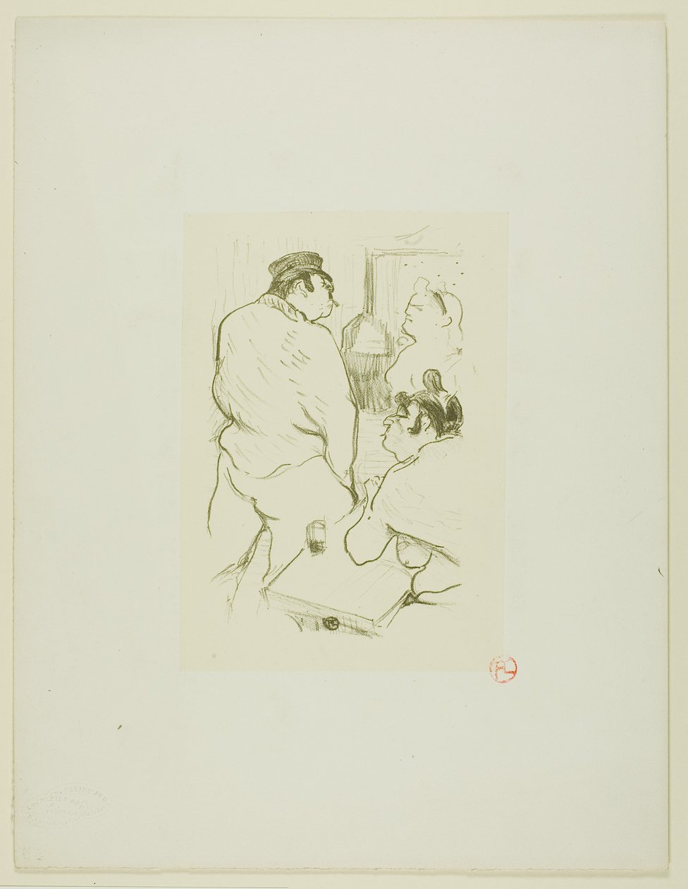 Il terrore di Grenelle da Henri de Toulouse-Lautrec