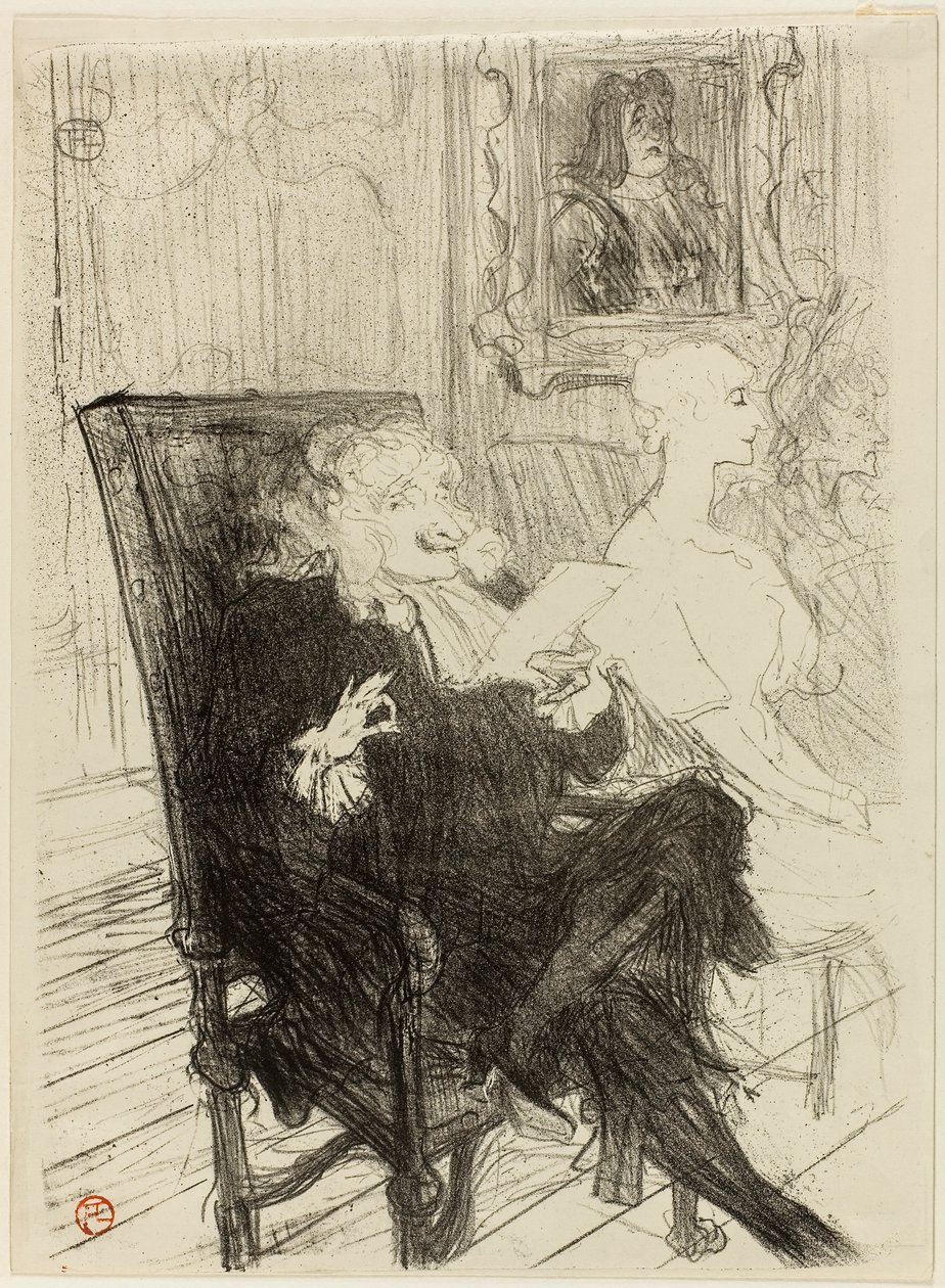 Truffier e Moreno, in Les Femmes Savantes da Henri de Toulouse-Lautrec