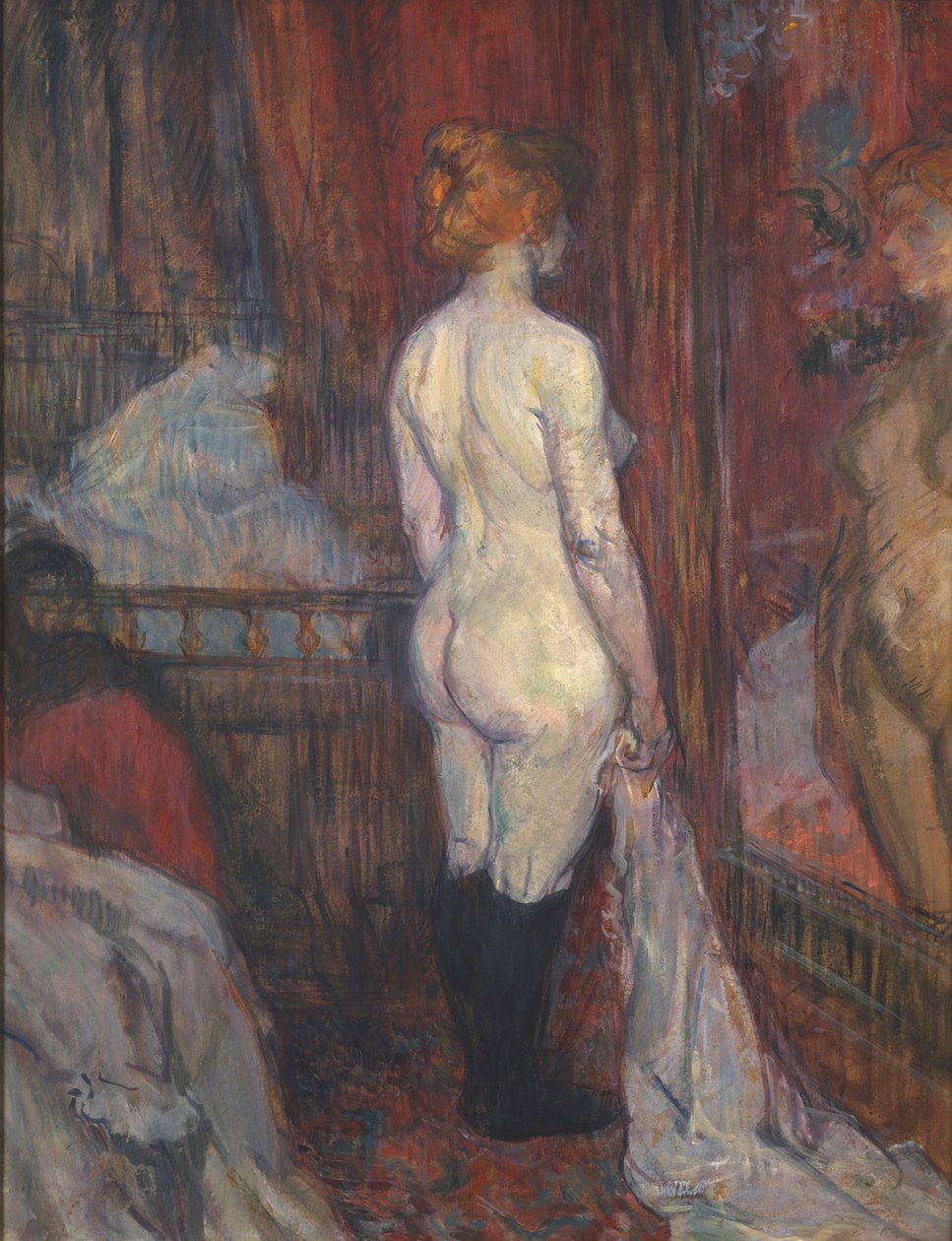 Donna davanti a uno Specchio da Henri de Toulouse Lautrec
