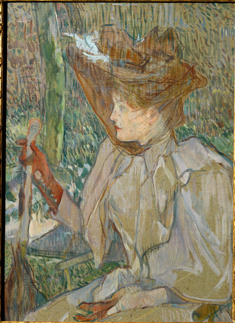 Donna con guanti da Henri de Toulouse-Lautrec