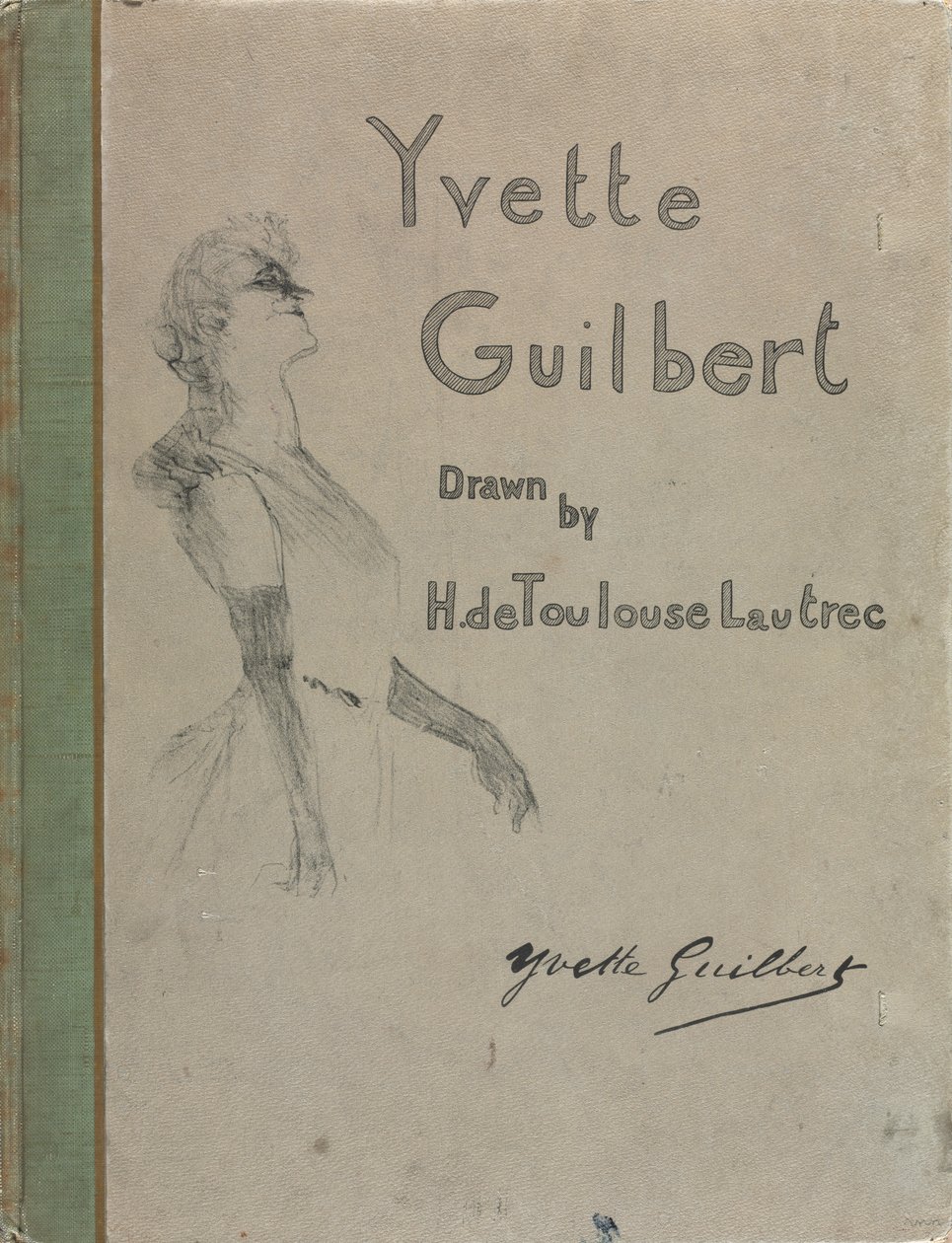 Yvette Guilbert-Serie Inglese da Henri de Toulouse-Lautrec