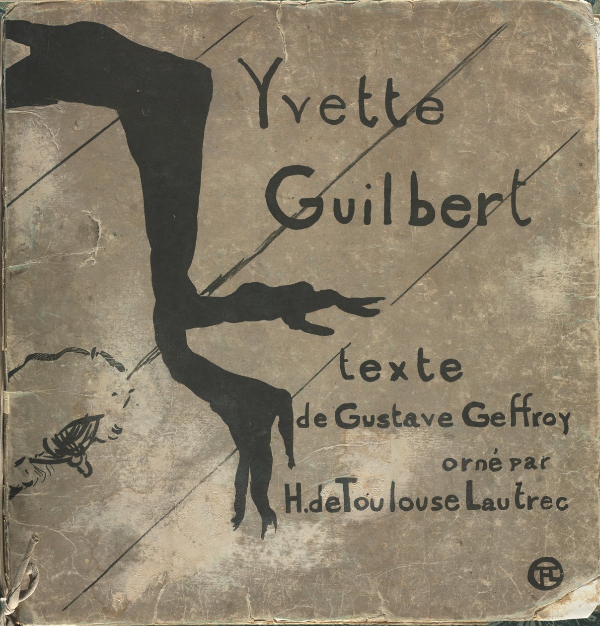 Yvette Guilbert - Serie Francese: Copertina da Henri de Toulouse-Lautrec