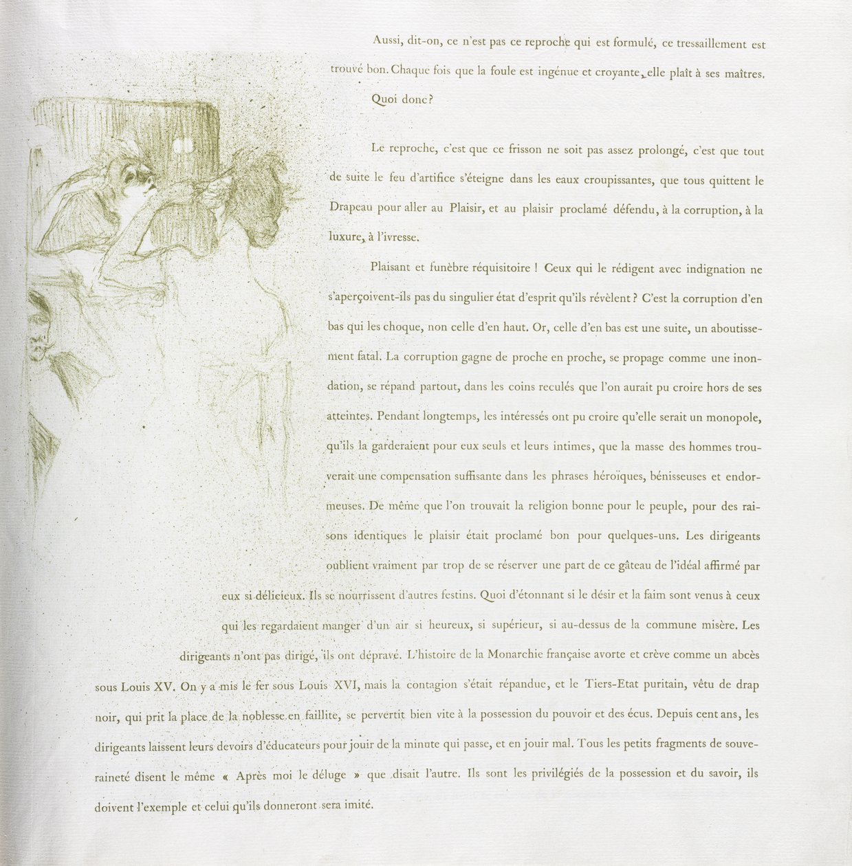 Yvette Guilbert - Serie Francese: No. 13 da Henri de Toulouse-Lautrec